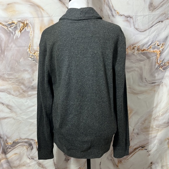 NWT Banana Republic Cowl Neck Ultra Soft Waffle Sweater Charcoal Gray Size M - Picture 4 of 12